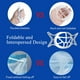 thumbnail image 3 of Soporte de silicona mejorado para un uso cómodo, soporte fresco con forma de tortuga para más espacio para respirar, inserciones frescas que mantienen la tela alejada, protector de lápiz labial (blanc, 3 of 5