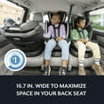 thumbnail image 3 of Evenflo Revolve360 Slim 2-in-1 Rotating Car Seat with Quick Clean Cover (Salem Black), 3 of 11