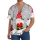 thumbnail image 1 of Fotbe Merry Christmas Gnome1 Camisa Estampada de Manga Corta para Hombre, Casual de Verano, Estilo Playero, Sin Arrugas-Small, 1 of 5