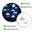 thumbnail image 5 of Glow in the Dark Wall Decals Clouds and Stars Luminous Stickers Peel and Stick Removable Decal for Living Room Bedroom Playroom Kids Room Wall DIY Decor, 5 of 9