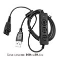 thumbnail image 4 of Tholdsy Cable adaptador para auriculares Divisor de desconexión rápida Conectores de equipos adaptados Convertidor de audio digital Juegos de teclado y mouse para computadora, 4 of 6