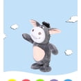 thumbnail image 2 of Electronic Robot Donkey Remote Control Kids Plush Toy Speak /walk/sing, 2 of 6