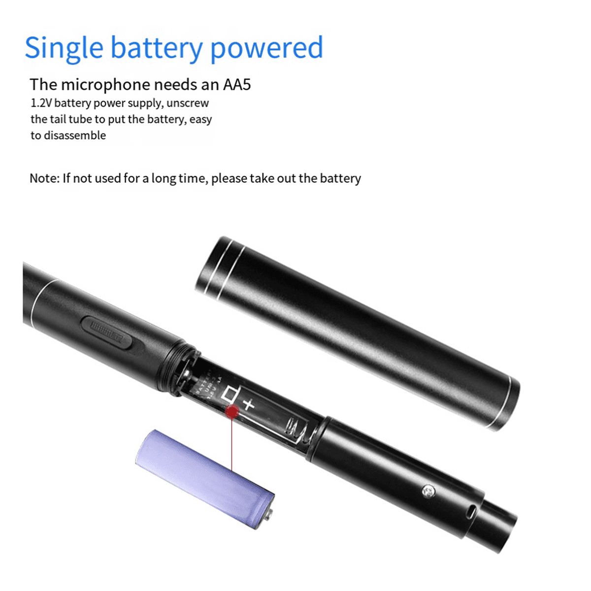 Professional Wireless Condenser Microphone Interview Recording Vlog Live Mic Super-Cardioid for DSLR Camera 3.5mm