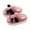 Watermelon Red, variant on XIMIN Kid Girls Cute Animal Panda Slippers Soft Plush House Shoes Rubber Anti Slip Home & Outdoor Cartoon Gifts for Birthday Christmas Fluffy Warm Slide