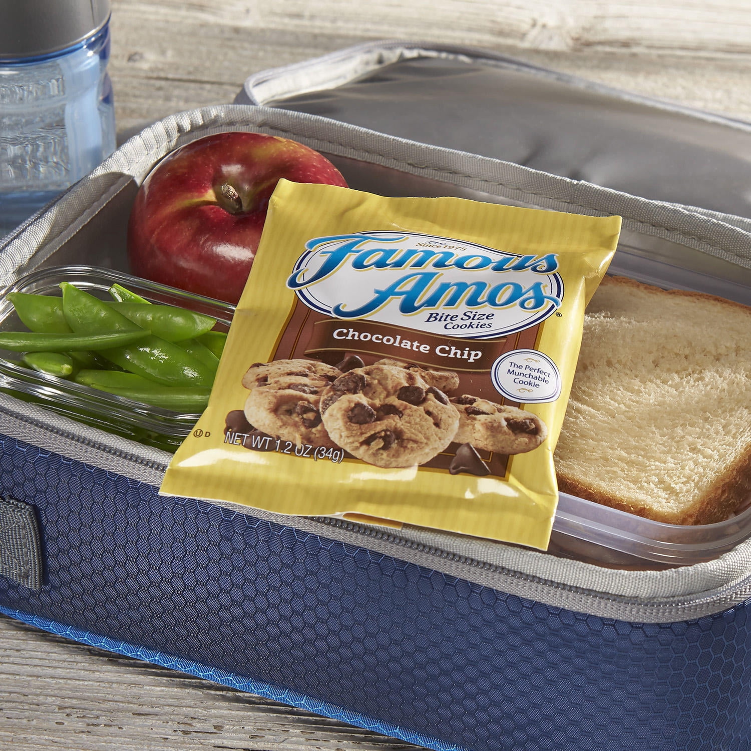 2 Boxes Of 42 Famous Amos Chocolate Chip Cookies 2oz Bags