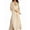 White, variant on Women'S Long-Sleeved V-Neck Satin Extra-Long Nightgown Spa Dressing Gown Bathrobe Nightgown White M