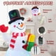 thumbnail image 4 of Inflables Navideños 1.5M - Muñeco de Nieve Inflable Navideño con Coloridas Luces LED Giratorias para Decoracion Navidad, 4 of 7