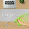 thumbnail image 5 of Desk Pad, Extended Gaming Mouse Pad, XXL Large Mouse Pad, Non-Slip PU Leather Desk Blotter, Waterproof Keyboard Mouse Mat Desk Writing Pad for Work, Game, Office, Home Accessories - Gray, 5 of 5