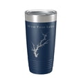 thumbnail image 1 of West Point Lake Map Tumbler Travel Mug Insulated Laser Engraved Coffee Cup Alabama Georgia 20 oz Navy Blue, 1 of 1