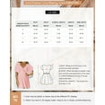 thumbnail image 4 of Womens 2023 Spring Summer Deep V Neck Elegant Bow tie Mini Dress S-XL, 4 of 5