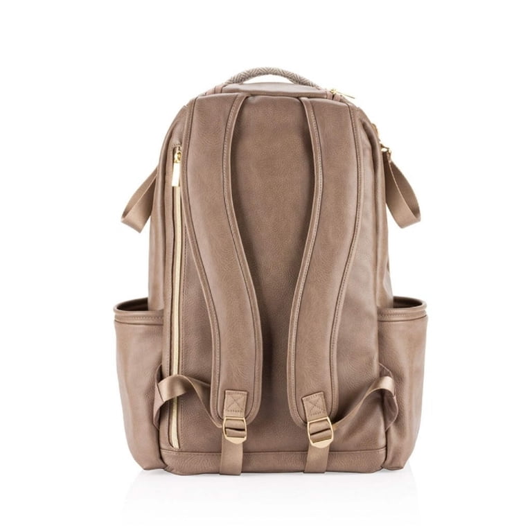 Itzy Ritzy, Boss Plus‚Ñ¢ Diaper Bag Backpack, Vanilla Latte, 19