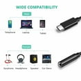 thumbnail image 3 of USB C/Type-C to 3.5mm Audio Adapter Headphone Adapter , USB C to 3.5mm Adapter Converter Compatible wit Pixel/Pixel 2/2XL/3 Huawei P20/P30 Pro/Mate 10 Moto Z, Xiaomi and More - Black, 3 of 7