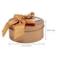 thumbnail image 2 of KAKOWELY Caja de hierro creativa para dulces, 6 unidades, con cuentas doradas, exquisita lata para dulces, contenedor portátil para regalo (dorado), 2 of 4