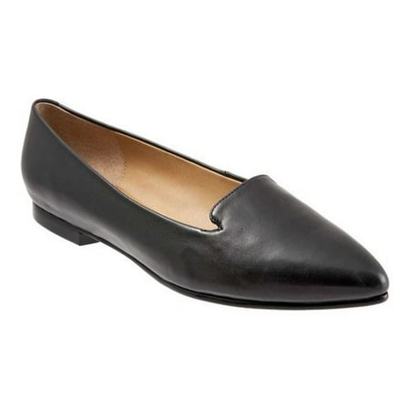 

trotters women s harlowe ballet flat black 6 w us