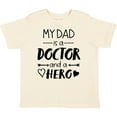 thumbnail image 3 of Inktastic My Dad is a Doctor and a Hero Boys or Girls Toddler T-Shirt, 3 of 5