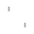 thumbnail image 1 of Kenally Tornillo de publicidad Acero inoxidable Espejo de vidrio duradero Tuerca de clavo Perno Soporte para colgar en la pared Fuerte 19x40mm 2piezas, 1 of 6