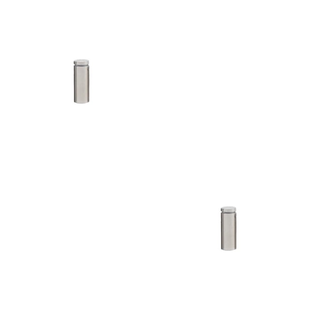 Kenally Tornillo de publicidad Acero inoxidable Espejo de vidrio duradero Tuerca de clavo Perno Soporte para colgar en la pared Fuerte 19x40mm 2piezas