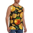thumbnail image 2 of Kdxio Tangerine for Men's Muscle T-shirt,Sleeveless for Workout Running Athletic Gym Lounge Casual, 2 of 7