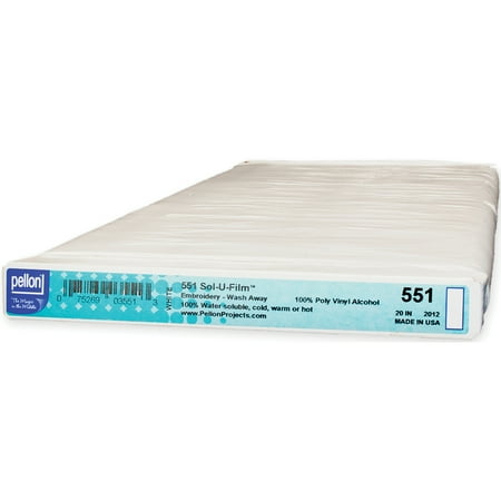 UPC: 0075269035513 | Pellon 551 Sol-U-Film Embroidery Fabric Stabilizer Clear 20 x 25 Yards by the Bolt