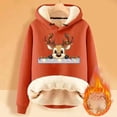 thumbnail image 2 of Women Blouses Monkey Sweatshirts Women Cute Crop Sweaters Velour Tops The Rambling Storefront Novelty Hoodies Ladies Small Sweaters Cropped Long Sleeve Athletic Top Zipper Pocket Hoodie Yoga Orange, 2 of 4