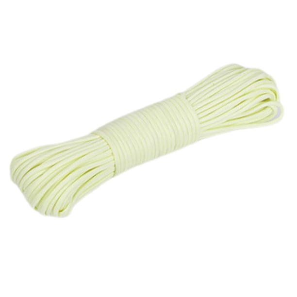 Paracord portátil Para Cord Lanyard cuerda de Camping para jardín canotaje escalada Amarillo