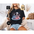 thumbnail image 4 of Teeso Comfort Colors® Patriotic Skeleton Shirt, Funny Patriotic USA T-shirt, 4th of July Humor Tee, Red M, 4 of 8