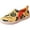 Ginger, variant on Halloween Slip On Canvas Shoes, Skull Bat Print Fall Sneakers, Women Halloween Skull Bat Print Slip On Canvas Shoes Elastic Side Low Top Fall Casual Walking Sneakers, Black 5.5