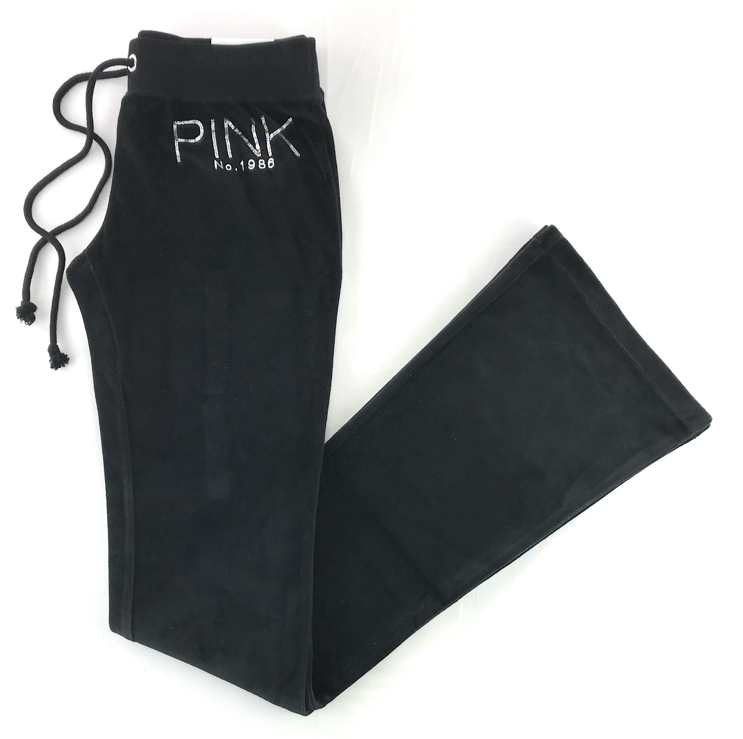 Victoria Secret LOVE PINK Drawstring Cropped Boyfriend Sweatpants Womens  Size XS