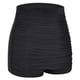 thumbnail image 4 of ICHUANYI Clearance Women Plus Size High Waist Bikini Bottoms Swim Briefs Beach Shorts Ruched Bottom(Black, XXXXXL) Ichuanyi Ichuanyi, 4 of 7