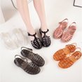 thumbnail image 7 of VNKIDY Versatile Women Sandals Women's 2025 Summer New Solid Color Hole Fashion Simple Roman Sandals Shoes Autumn, 7 of 7