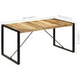 thumbnail image 2 of vidaXL Dining Table 63"x31.5"x29.5" Solid Mango Wood, 2 of 10