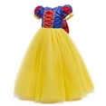 thumbnail image 3 of Princess Costume for Little Girls Halloween Dress up Toddler Birthday Party Fancy Dresses 3-10 Years, 3 of 7
