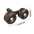 thumbnail image 3 of XGFHYJEH Car Fan, Fan for Car, Portable Fan for Car, Car Fan for Dashboard, Car Fans that Blow Cold Air, Car Fans for Cooling inside a Car, 3 of 7