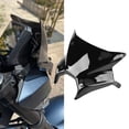thumbnail image 4 of Motorcycle Windscreen Deflector, Motorcycle Windshield Spoiler Rugged Easy Installation Impact Proof with Mounting Bracket for Cycling, 4 of 7