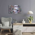 thumbnail image 6 of Luxe Metal Art 'Home Sweet Home' by Artpoptart, Metal Wall Art, 24"x16", 6 of 8