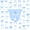 Blue White W, variant on Manfei Aesthetic Blue Bow Full Size Comforter Sets For Kids,Letter H Monogram Letter Bedding Sets,Reversible,3pcs