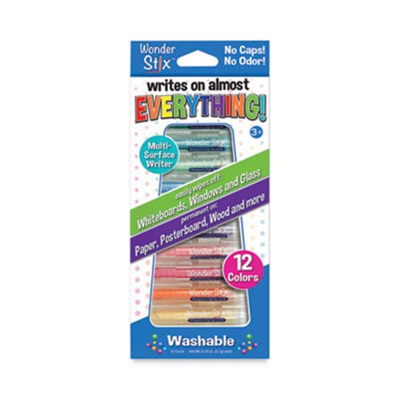 

The Pencil Grip Wonder Stix 3.75 x 0.2 Assorted Colors 12-Pack 637 637 USS-TPG637
