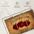 thumbnail image 6 of Elephant Stock Tasty Strawberries Wall Art - Horizontal Multi Panel Canvas - Living Room Wall Decor - Food And Drink Multi Panel - Orange And Brown Decor - 45" x 28", 6 of 8