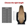 thumbnail image 7 of SEGO Red Clip in Hair Extensions Human Hair Full Head 100% Real Remy Thick Hair Extensions Silky Straight Balayage Blonde Hair Pieces, 7 of 7