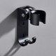 thumbnail image 1 of Brillar Soporte para cabezal de ducha - Soporte para varita de ducha Soporte de pared ajustable Soporte para ducha de baño de acero inoxidable con 2 ganchos (negro), 1 of 5