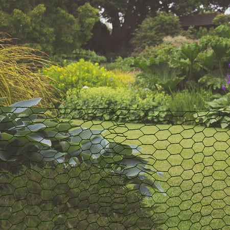 WHAMVOX 1 Roll Chicken Wire Net Hexagonal Wire Net Fence Wire Net for Poultry Livestock Garden