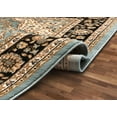 thumbnail image 7 of Noble Medallion Red Green Ivory Light Blue Black Persian Floral Oriental Formal Traditional Area Rug Shed Free Modern Contemporary Transitional Soft Living Dining Room Rug, 7 of 7