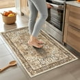 thumbnail image 2 of Lochas Vintage Accent Rugs Distressed Print Area Rug Low Pile Carpet for Living Room Bedroom Home Decor,Beige,2'x3', 2 of 6