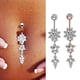thumbnail image 3 of Juego de seis piezas de piercing para el ombligo en oro rosa Joyas para piercing en el ombligo, 3 of 5