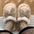 thumbnail image 7 of Agkizg Womens Fuzzy Slippers, House Slippers, Decorative Fuzzy Lined House Slippers Multi Size Warm Plushes Comfortable Casual Indoor Winter Slippers, 7 of 7