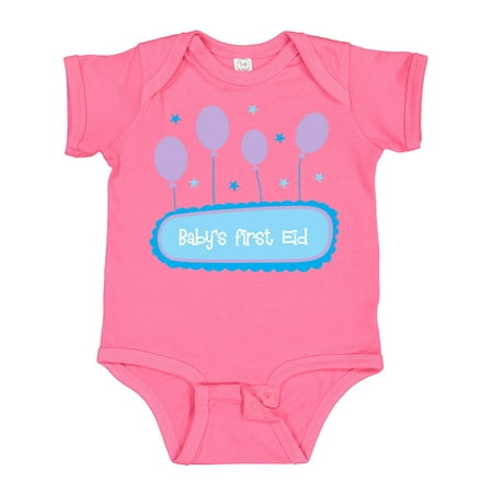 

Inktastic Baby s First Eid Boys or Girls Baby Bodysuit