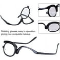 Readers magnifying makeup glasses eye make up spectacles flip down lens