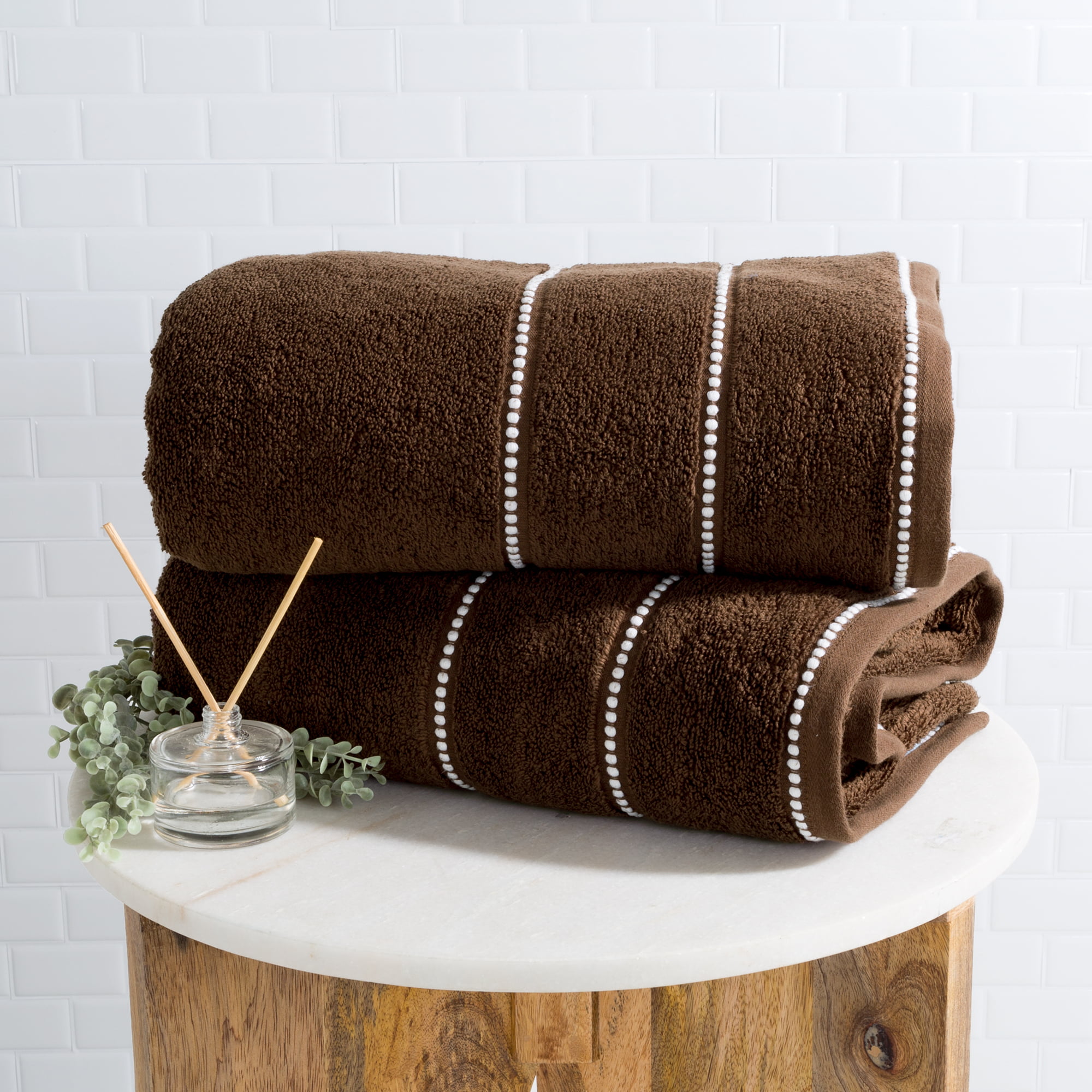 Oversized Bath Sheets 34" x 68" Soft Absorbent Zero Twist 100% Cotton Towels 