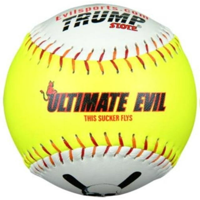 Trump/Evil Sports 1 Dozen Ultimate Evil 12" Softballs 53 COR 500 Compression 12 Balls (MP-EVIL) HOME RUN DERBY