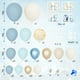 thumbnail image 3 of Decoración con globos para baby shower, color azul empolvado, para niño, 3 of 7
